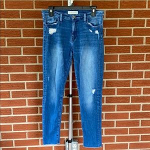 Flying Monkey Raw Hem Skinny Jeans  29